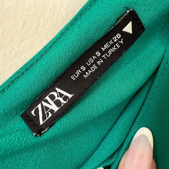 Zara green summer dress - Picture 4 of 4